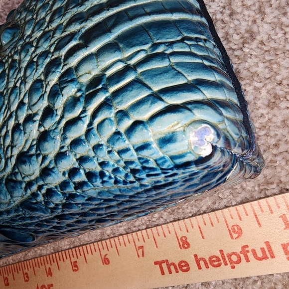 Brahmin Clutch Turquoise Clutch Shoulder Bag - Picture 14 of 16